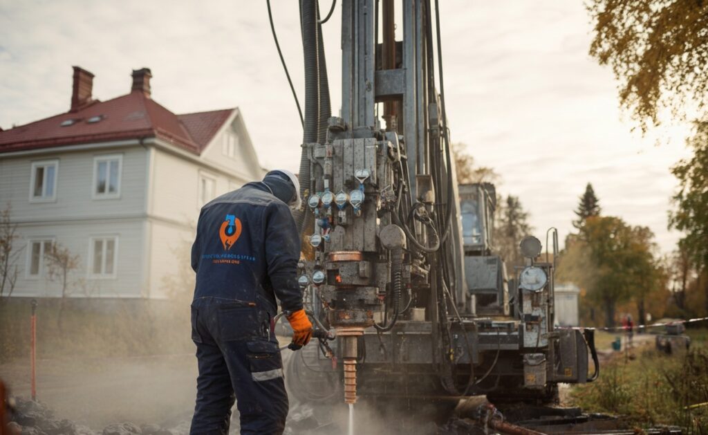 Så fungerar borrningen när du installerar bergvärme 2025