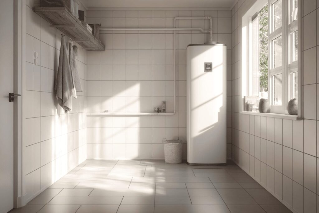 Hem minimalistisk bergvarmepump geotermisk hero