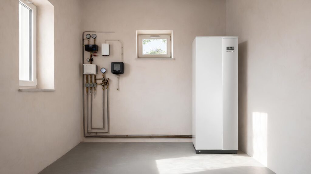 Ansökan om tillstånd för bergvärme i Stockholm med situationsplan och kommunhandlingar