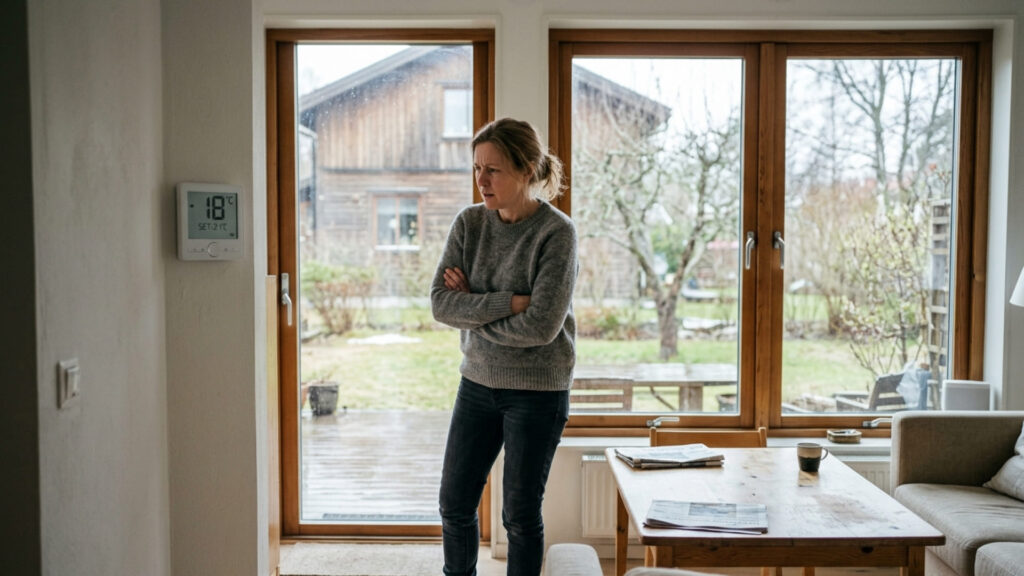 Problem med värmepump i april där inomhustemperaturen är ojämn i villa