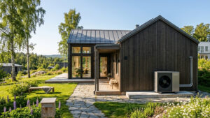 3 effektiva värmepumpar med låg elförbrukning i villa i Stockholm