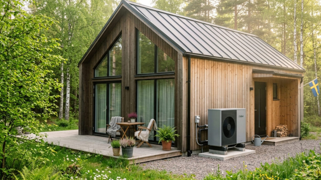 hur många kW drar en värmepump i timmen villa i maj med mild temperatur